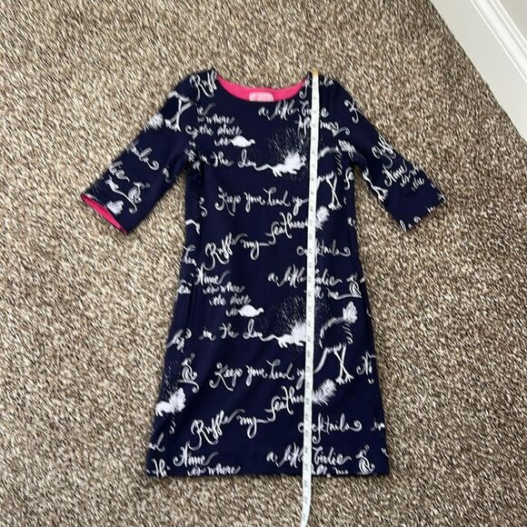 Lilly Pulitzer Girls Ruffle My Feathers Dress Girls Size 7 - Picture 5 of 13